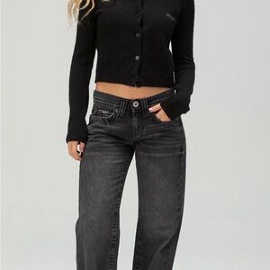 Urban Outfitters Charcoal Straight Leg Jeans